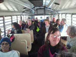 Some of the arrestees. Photo by Chris Nelson.
