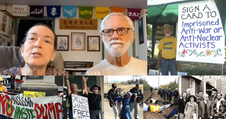 Celebrating 200 issues of the Nuclear Resister — 42 years of reporting on anti-nuclear and anti-war resistance.